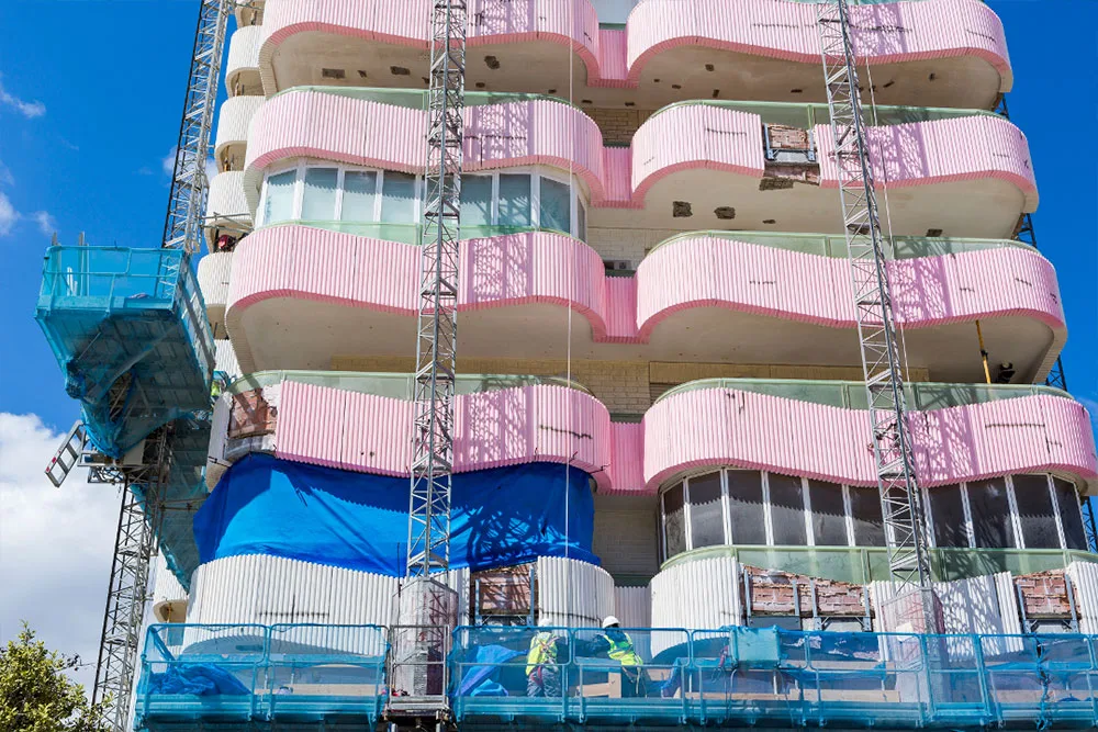 Rehabilitación de fachadas y acabados